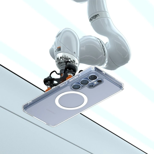 Чохол для Samsung Galaxy S25 Ultra Clear/White Spigen Ultra Hybrid MagSafe