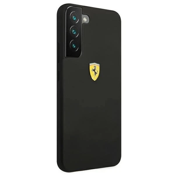 Etui Ferrari FESSIHCS22MBK do Galaxy S22 S906 hardcase On Track Silicone czarny/black