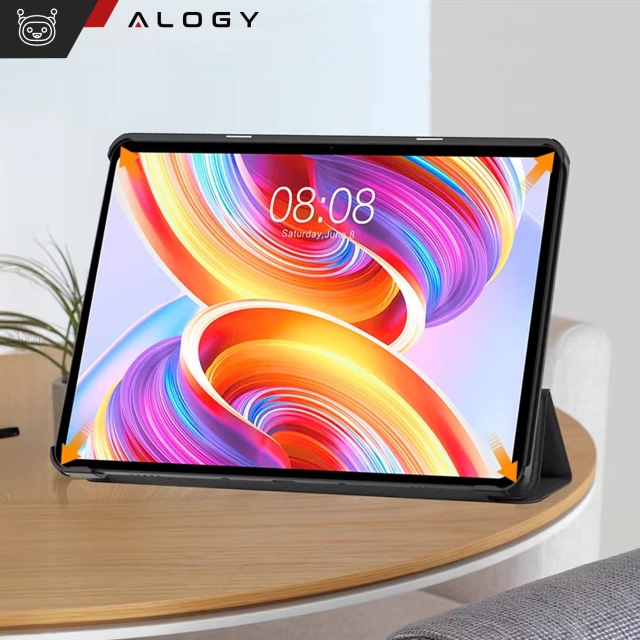 Pouzdro na tablet pro Lenovo Tab M10 3gen 3 GEN 10.1 2022 TB328FU TB328XU Pouzdro pouzdro Alogy Book Cover Šedá