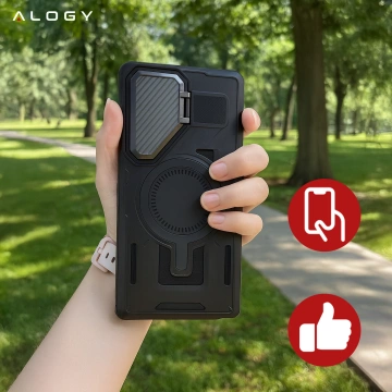 Чохол для Apple iPhone 16 Pro Max Alogy Anti-Shock Hybrid Case for MagSafe Transparent
