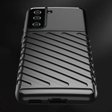 Ochranné pouzdro Thunder Case pro Samsung Galaxy S23 Plus silikonové brnění černé