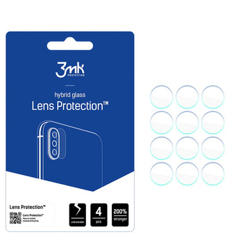 Szkło x4 na kamerę obiektyw 3mk Lens Protection do Samsung Galaxy S22