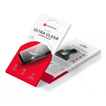 Загартоване скло для iPhone 16 Plus Forcell Ultra Clear Glass чорне 9H