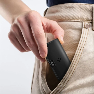 Spigen EA2205 Power Bank 5000mAh 22.5W USB-C Stand Black