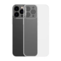 Чохол-накладка Baseus матове скло для iphone 13 pro max hard cover with gel frame transparent (arws000802)