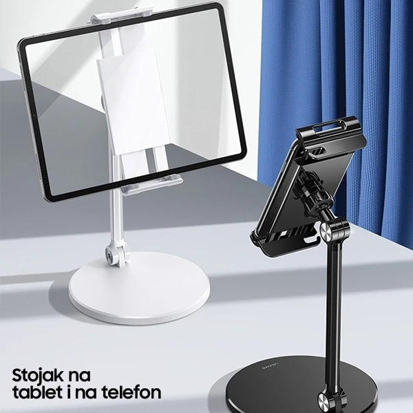 USAMS Tischtelefon-/Tablethalter weiß/weiß ZJ057ZJ02 (US-ZJ057) Metall