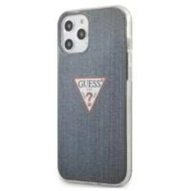 Guess GUHCP12LPCUJULDB iPhone 12 Pro Max 6,7"  granatowy/dark blue hardcase Jeans Collection