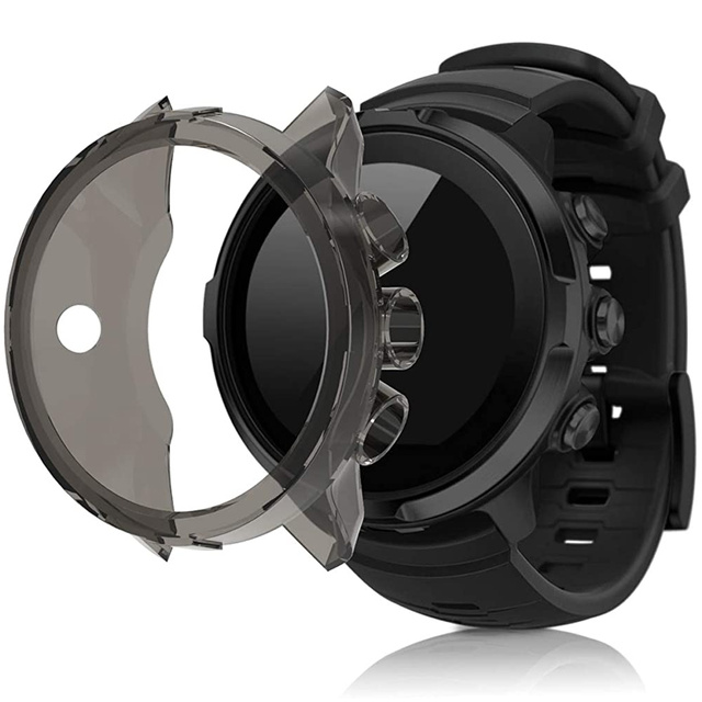Alogické silikonové pouzdro pro Suunto 9 Peak 43 mm Black