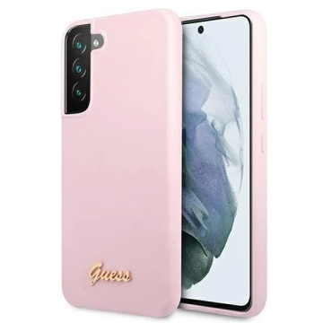 Guess GUHCS22MLSLMGLA S22  S906 lawenda/lavender hardcase Silicone Script Metal Logo