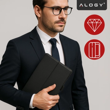 Case for Lenovo Tab M11 10.95" TB330FU/TB330XU/TB331FC stand cover case with flap for tablet Case Alogy Black