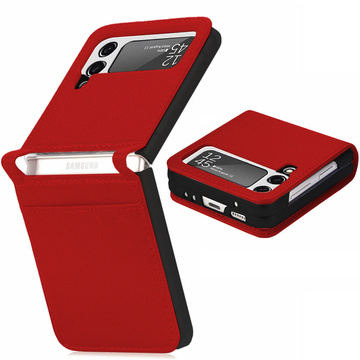 Шкіряний фліп-чохол Alogy для Samsung Galaxy Z Flip 3 5G Red