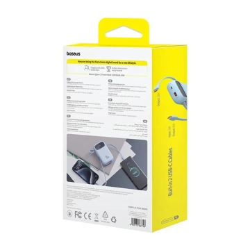 Powerbanka Baseus QPow 2 10000mAh 30W 2xUSB-C modrá
