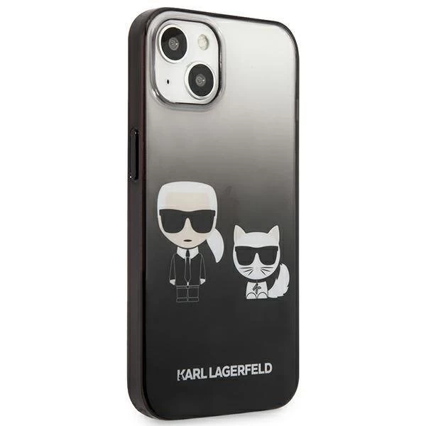 Karl Lagerfeld KLHCP13STGKCK iPhone 13 mini 5,4" Hardcase czarny/black Gradient Ikonik Karl
