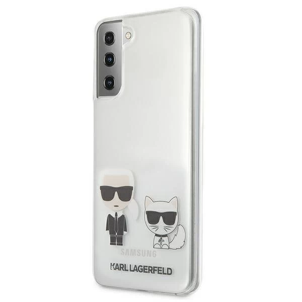 Karl Lagerfeld KLHCS21MCKTR S21 G996 pevné puzdro Transparent Karl
