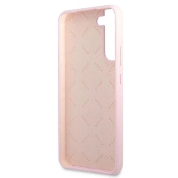 Guess GUHCS22MLSLMGLA S22 S906 lawenda/lavender hardcase Silicone Script Metal Logo
