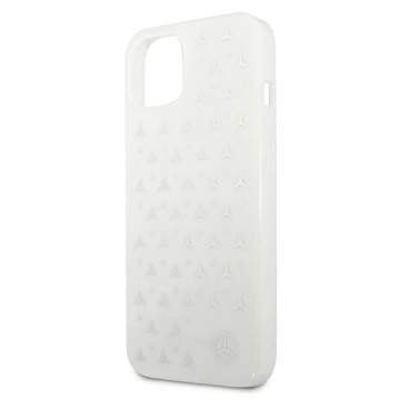 Etui Mercedes MEHCP13SESPWH do iPhone 13 mini 5,4" hardcase Silver Stars Pattern
