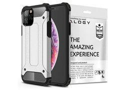 Etui Alogy Hard Armor pre Apple iPhone 11 Pro srebrne