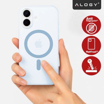 Case for Apple iPhone 16 Pro Max Alogy MagSafe Hybrid Matte Case with Lens Protection Black