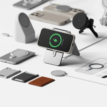 Etui Ringke silikonový magnetický MagSafe do Apple iPhone 15 Pro Stone