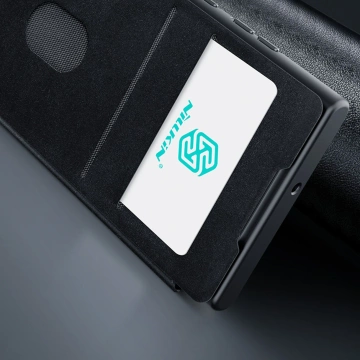 Шкіряний чохол Nillkin Qin Leather Pro для Samsung Galaxy S23 Flip Cover Camera Cover Green