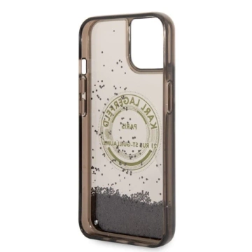 Etui Karl Lagerfeld KLHCP14MLCRSGRK do iPhone 14 Plus 6,7" hardcase Liquid Glitter RSG
