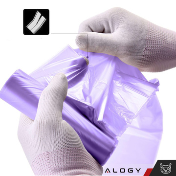 Garbage bags small mini colorful mix of colors 6 rolls x15 bag set 3L [90pcs] Alogy