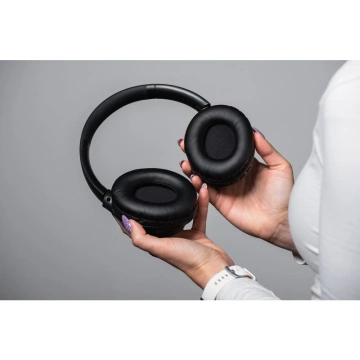 Forcell F-Audio Vibe ANC TUYA APP Wireless On-Ear Headphones Black