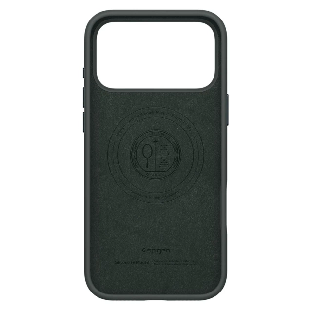 Etui Ochronne do iPhone 17 Pro Max Spigen Silicone Fit Mag MagSafe Abyss Green