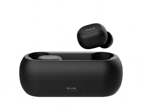 TWS QCY T1C headphones (black)