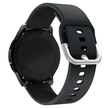 Silicone Strap TYS wristband for smartwatch watch universal 22mm black