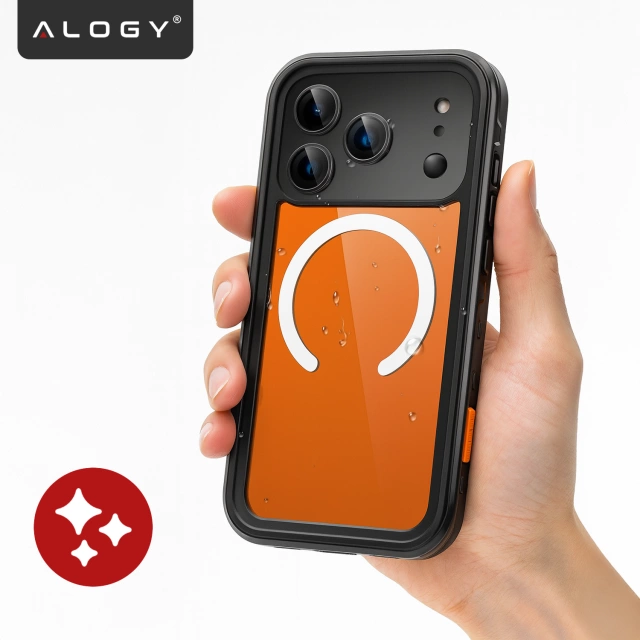 Чохол Alogy HydroArmor™ IP68 для Apple iPhone 17 Pro 6.3" - чорний