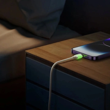 Кабель Joyroom S-A53 3A USB-A на Lightning 2 м, флуоресцентний бежевий