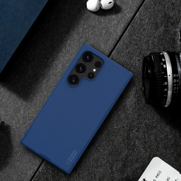 Pancierové puzdro Nillkin Super Frosted Shield Pro pre Samsung Galaxy S24 Ultra - čierne