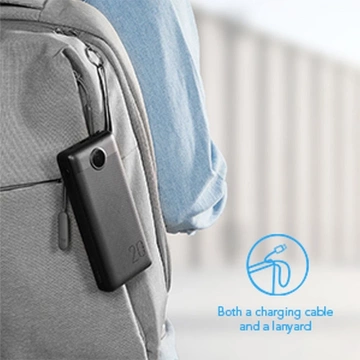 Powerbanka Externí baterie (POWER BANK) VEGER C20 - 20 000 mAh (Micro Type C Lightning 8-pin) černá W2047