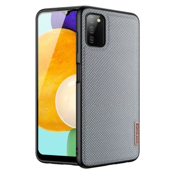 Чохол Dux Ducis Fino покритий нейлоновим матеріалом Samsung Galaxy A03s сірий