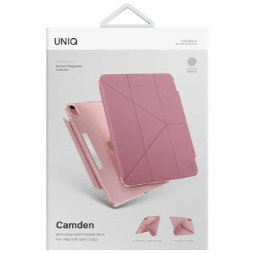 Чохол для планшета UNIQ Camden для iPad 10 покоління (2022) рожевий/рожевий Antimicrobial
