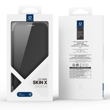 Чохол MagSafe Flip для iPhone 16 Dux Ducis Skin X Pro чорний