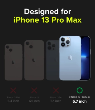 Ringke Fusion X Design Armor Case with Frame iPhone 13 Pro Max black (Ticket band) (FXD555E43)