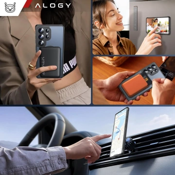 Samsung Galaxy S25 Ultra Case Alogy Matte HybridMag™️ MagSafe Case Matte Black