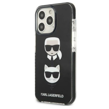 Ochranné pouzdro na telefon Karl Lagerfeld KLHCP13LTPE2TK pro Apple iPhone 13 Pro / 13 6,1" hardcase black/black Karl