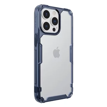 Pouzdro Nillkin Nature Pro pro iPhone 13 Pro Max obrněný kryt modrý kryt