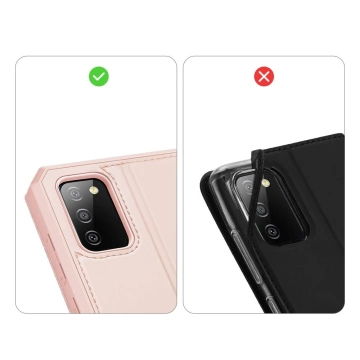 Чохол кобура DUX DUCIS Skin X з фліпом Samsung Galaxy A02s EU рожевий