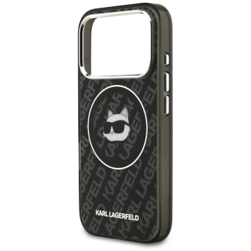 Etui Ochronne do iPhone 17 Pro Max Karl Lagerfeld IML Choupette MagSafe Czarny