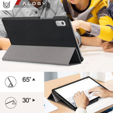 Lenovo Tab M9 2023 9" Tablet-Hülle TB310XU TB310FU Hülle Alogy Book Cover Schwarzes Glas