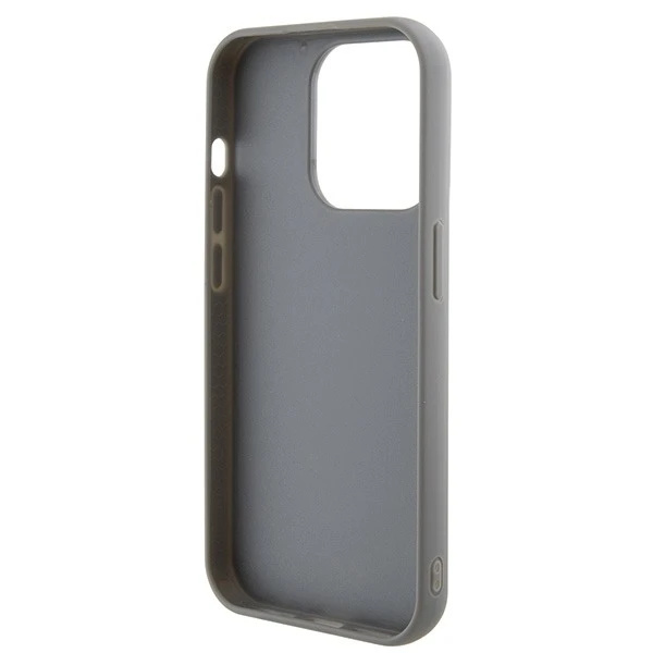 Etui Guess GUHCP15XPSFDGSS pro iPhone 15 Pro Max 6,7" srebrný/stříbrný pevný obal Sequin Script Metal