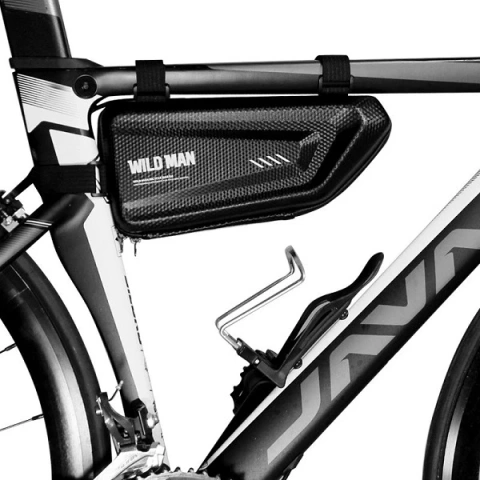 Bike frame case/pannier WILDMAN L E4 bike holder black/black