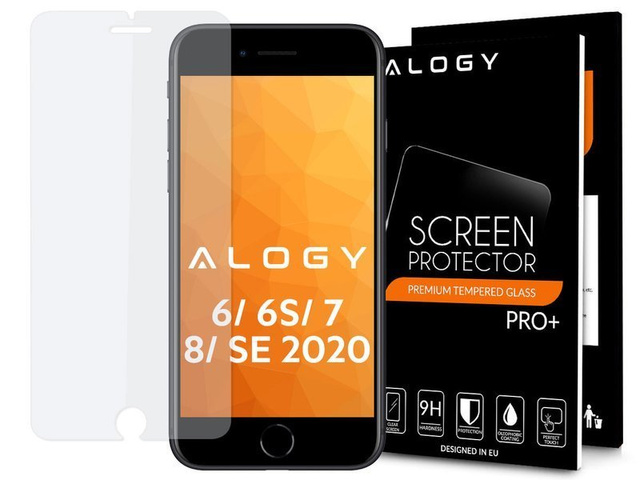 Alogy tempered glass for the screen of Apple iPhone 6, 6S, 7, 8, SE 2022/2020