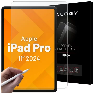 Gehärtetes Glas für Apple iPad Pro 11" 2024 Alogy Displayschutzfolie Pro 9H