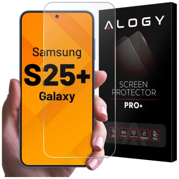 Tempered glass for Samsung Galaxy S25 Plus screen protector 9H Alogy Heavy Pro ™️
