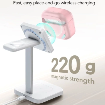 Etui ESR Pulse HaloLock MagSafe do AirPods 4 Różowe